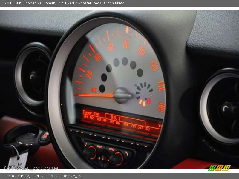 Chili Red / Rooster Red/Carbon Black 2011 Mini Cooper S Clubman