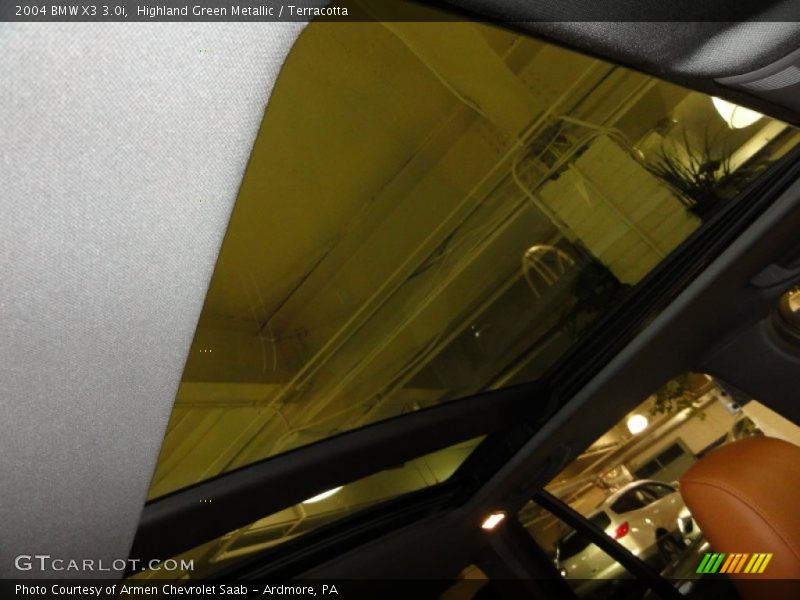 Highland Green Metallic / Terracotta 2004 BMW X3 3.0i