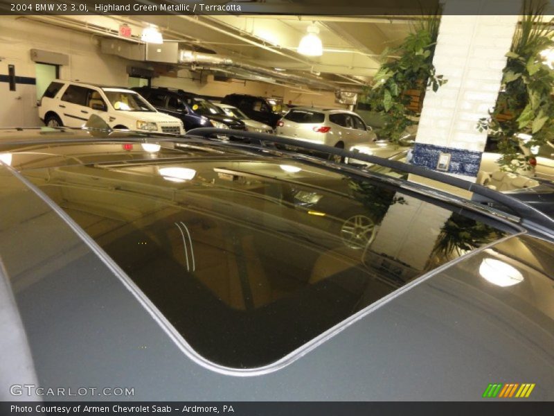 Highland Green Metallic / Terracotta 2004 BMW X3 3.0i