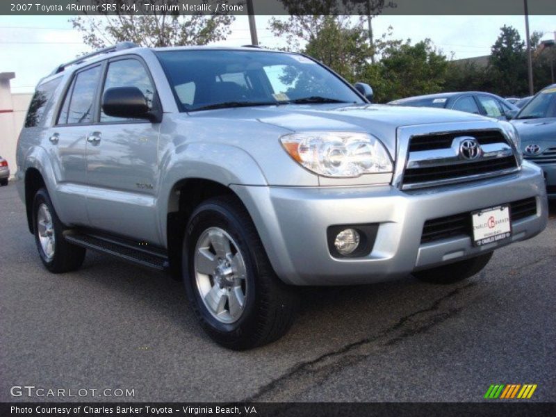 Titanium Metallic / Stone 2007 Toyota 4Runner SR5 4x4