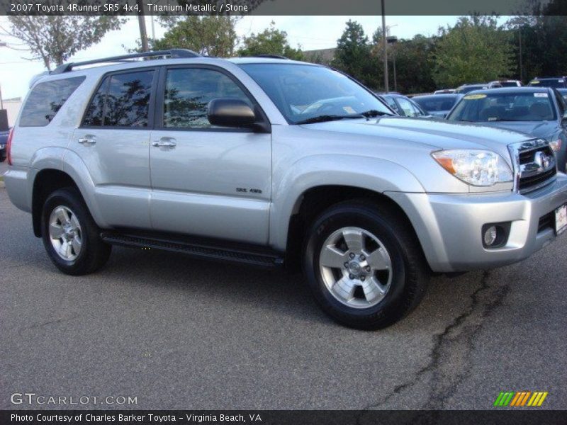 Titanium Metallic / Stone 2007 Toyota 4Runner SR5 4x4