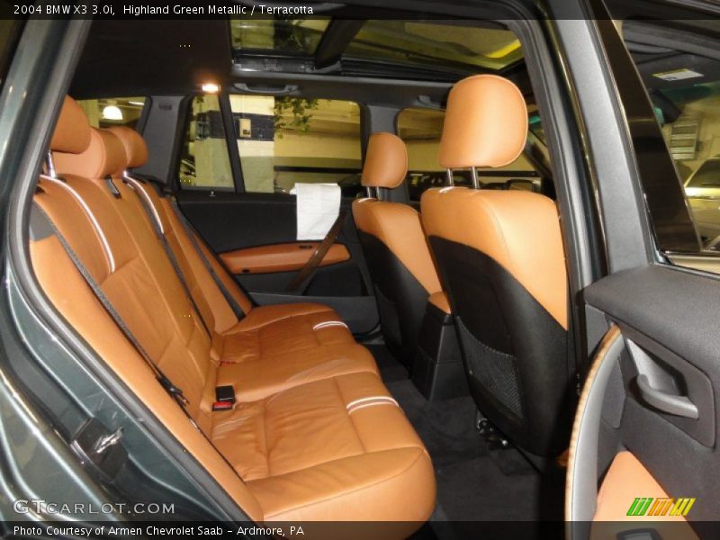 Highland Green Metallic / Terracotta 2004 BMW X3 3.0i