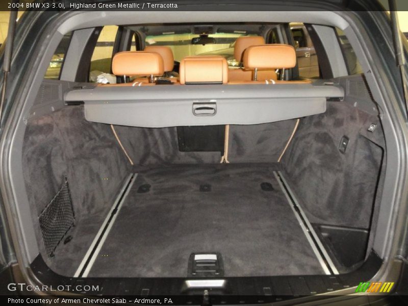 Highland Green Metallic / Terracotta 2004 BMW X3 3.0i