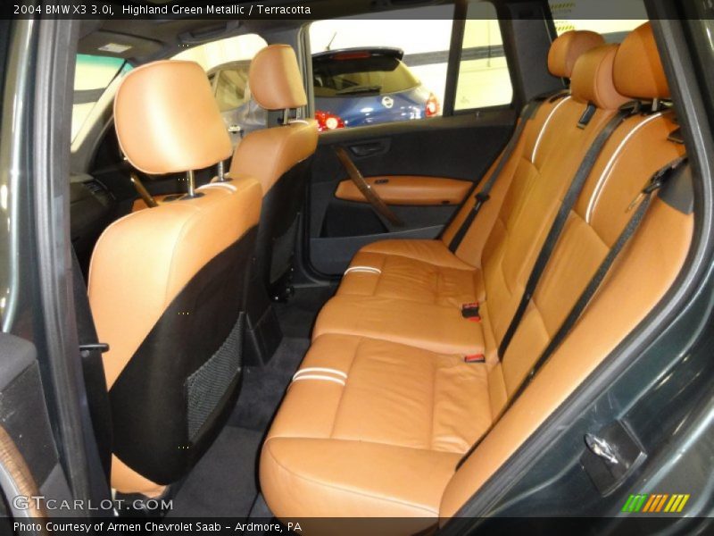 Highland Green Metallic / Terracotta 2004 BMW X3 3.0i