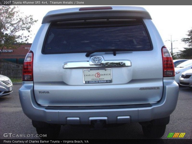Titanium Metallic / Stone 2007 Toyota 4Runner SR5 4x4