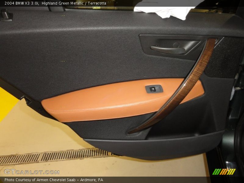Highland Green Metallic / Terracotta 2004 BMW X3 3.0i