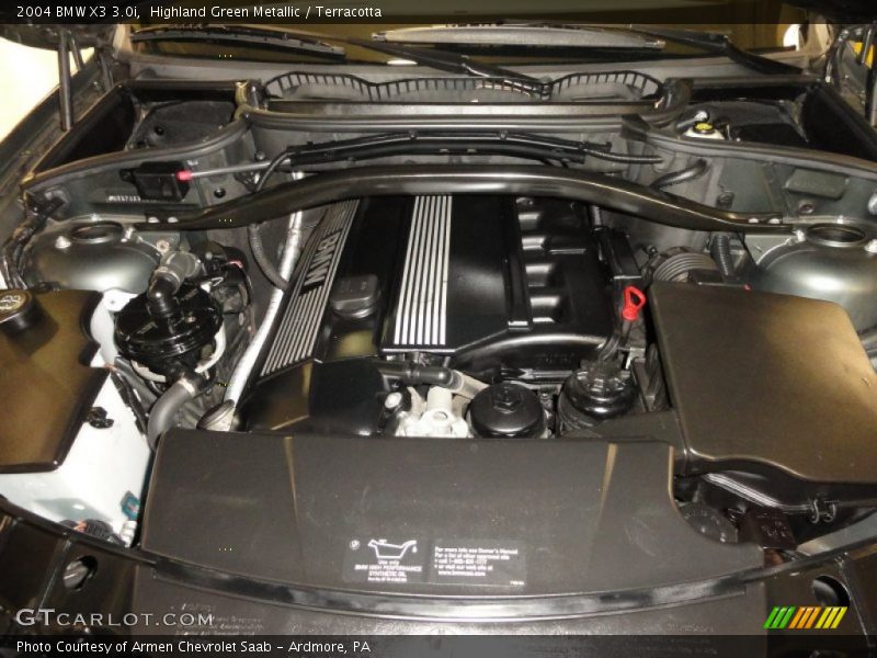 Highland Green Metallic / Terracotta 2004 BMW X3 3.0i
