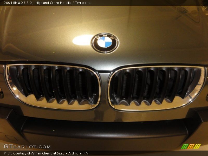 Highland Green Metallic / Terracotta 2004 BMW X3 3.0i