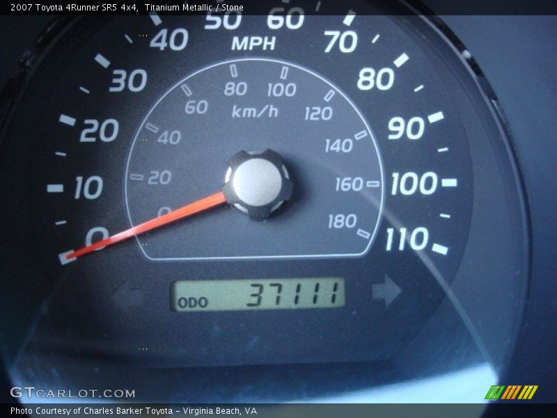 Titanium Metallic / Stone 2007 Toyota 4Runner SR5 4x4