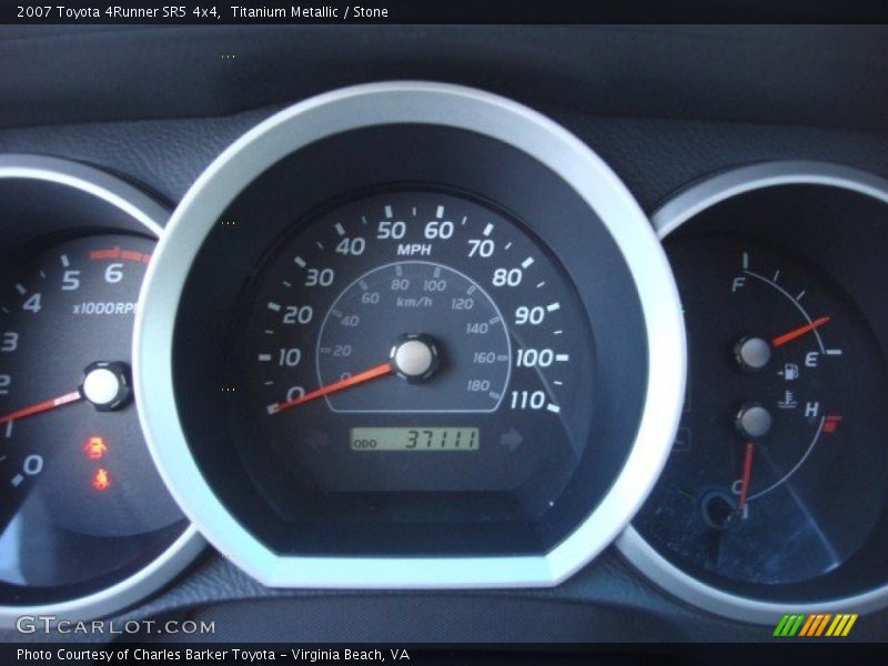 Titanium Metallic / Stone 2007 Toyota 4Runner SR5 4x4