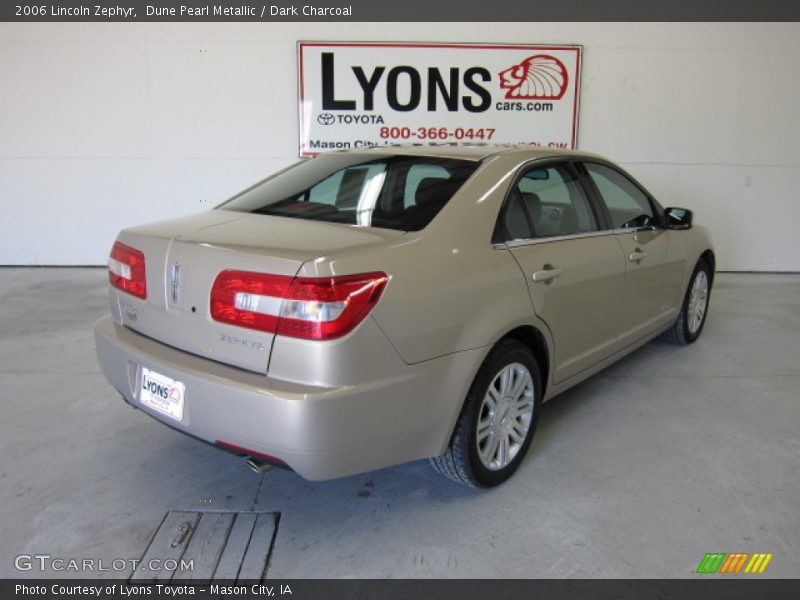 Dune Pearl Metallic / Dark Charcoal 2006 Lincoln Zephyr