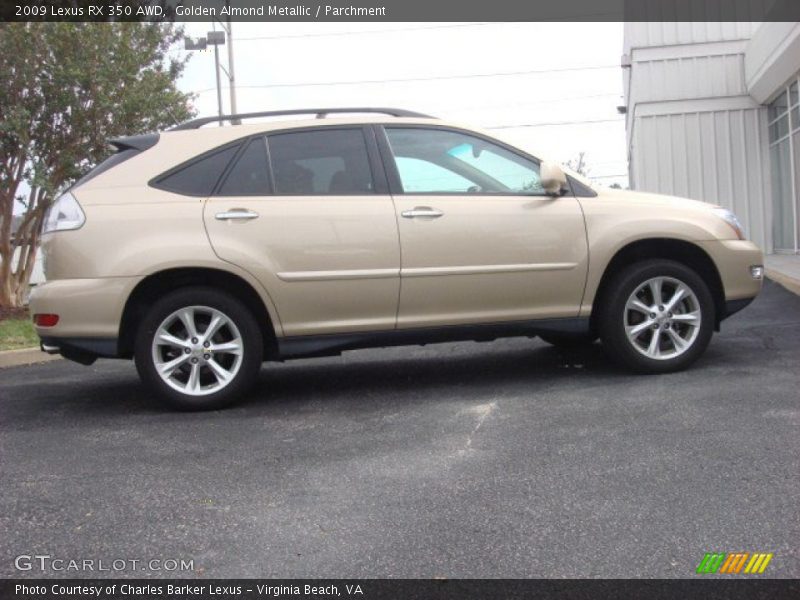 Golden Almond Metallic / Parchment 2009 Lexus RX 350 AWD