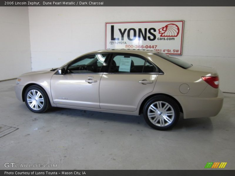 Dune Pearl Metallic / Dark Charcoal 2006 Lincoln Zephyr