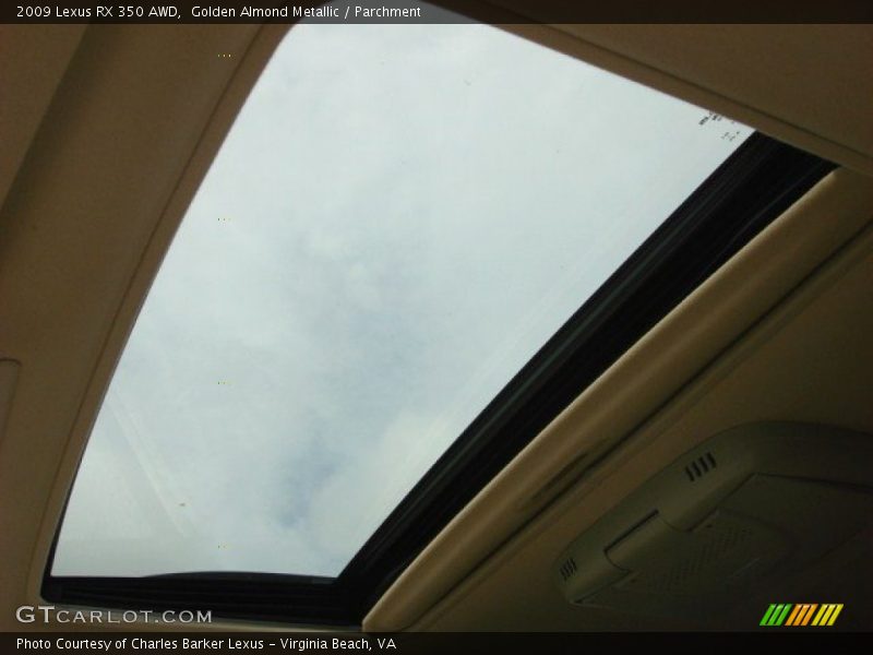 Golden Almond Metallic / Parchment 2009 Lexus RX 350 AWD