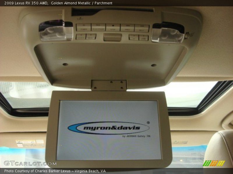 Golden Almond Metallic / Parchment 2009 Lexus RX 350 AWD