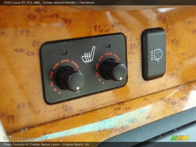 Golden Almond Metallic / Parchment 2009 Lexus RX 350 AWD