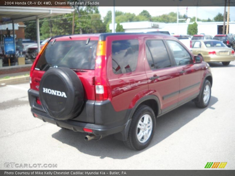 Chianti Red Pearl / Saddle 2004 Honda CR-V EX 4WD