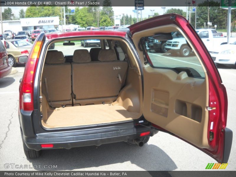 Chianti Red Pearl / Saddle 2004 Honda CR-V EX 4WD
