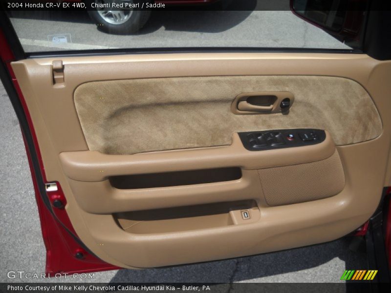Chianti Red Pearl / Saddle 2004 Honda CR-V EX 4WD