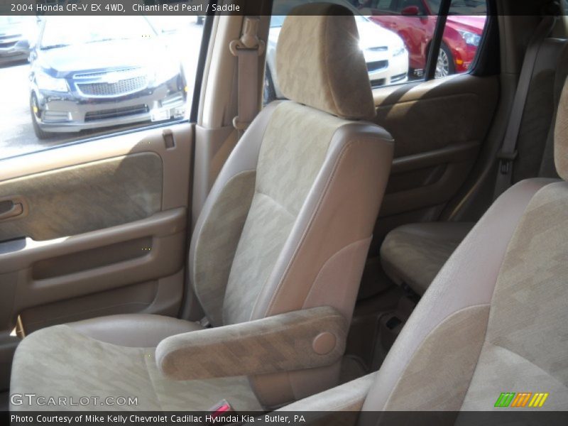 Chianti Red Pearl / Saddle 2004 Honda CR-V EX 4WD