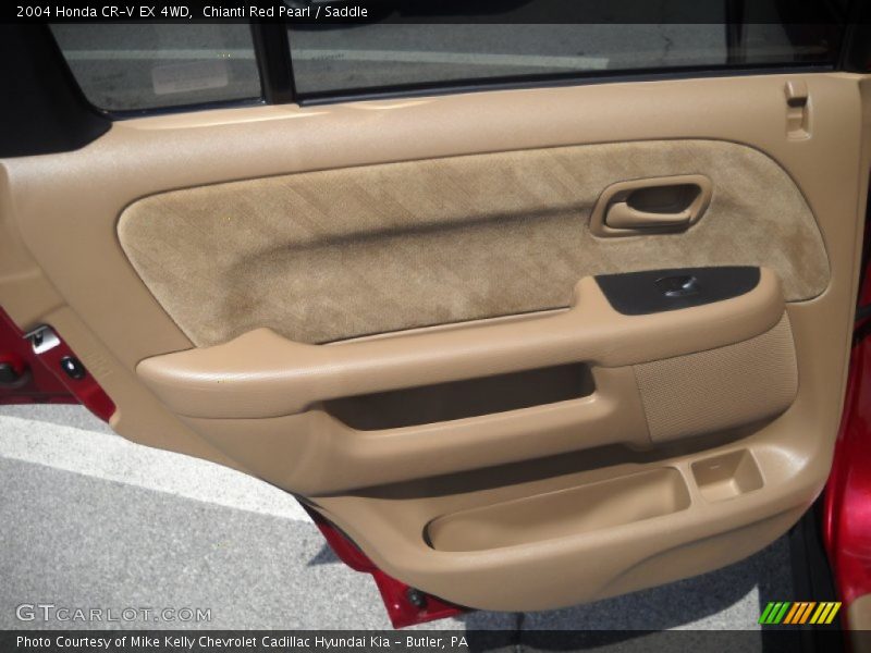 Chianti Red Pearl / Saddle 2004 Honda CR-V EX 4WD