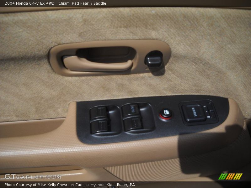 Chianti Red Pearl / Saddle 2004 Honda CR-V EX 4WD