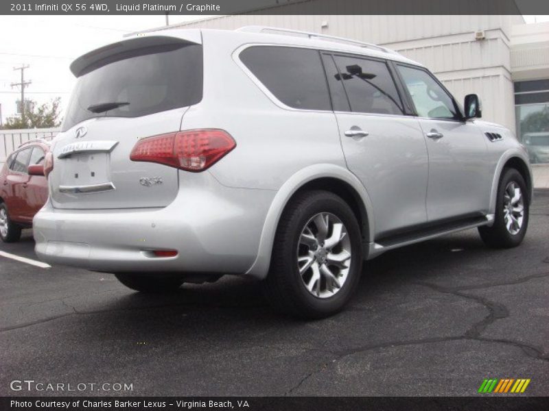 Liquid Platinum / Graphite 2011 Infiniti QX 56 4WD