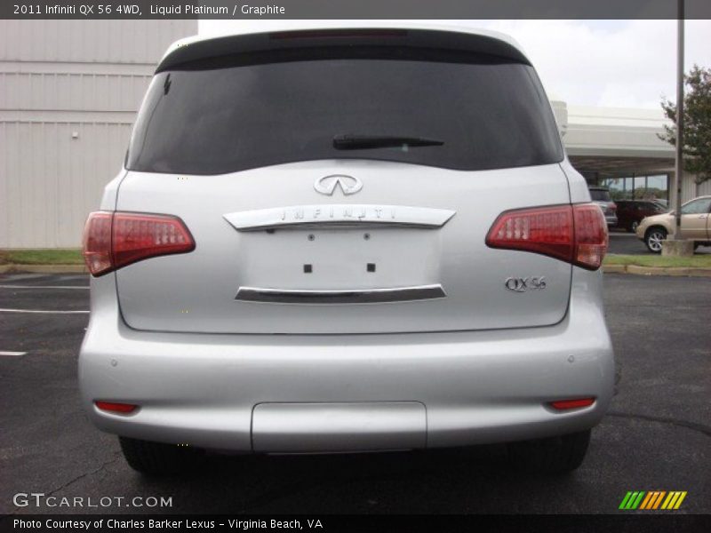 Liquid Platinum / Graphite 2011 Infiniti QX 56 4WD