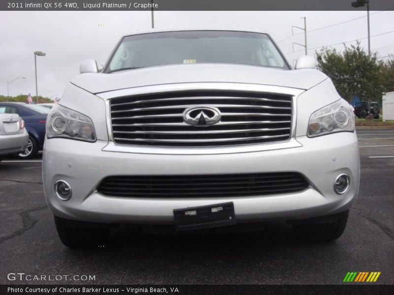 Liquid Platinum / Graphite 2011 Infiniti QX 56 4WD