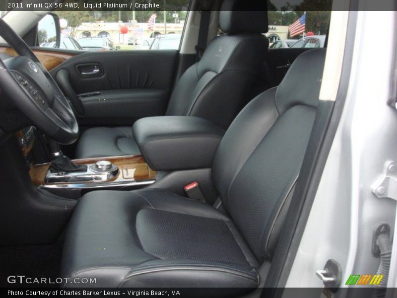 Liquid Platinum / Graphite 2011 Infiniti QX 56 4WD