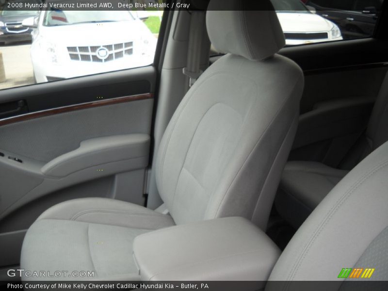 Deep Blue Metallic / Gray 2008 Hyundai Veracruz Limited AWD