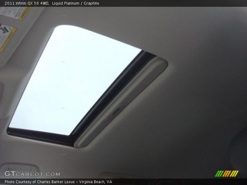 Liquid Platinum / Graphite 2011 Infiniti QX 56 4WD