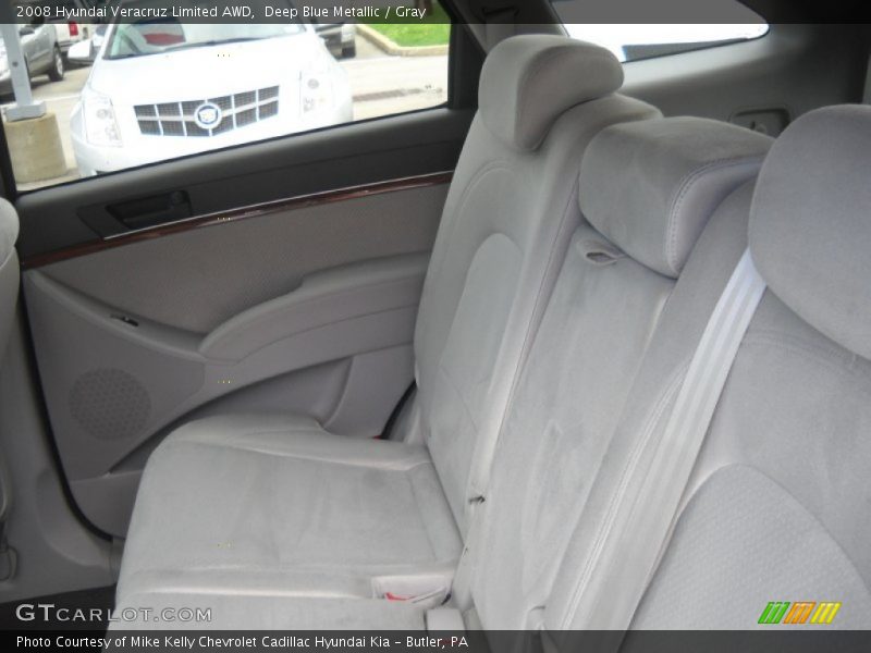 Deep Blue Metallic / Gray 2008 Hyundai Veracruz Limited AWD