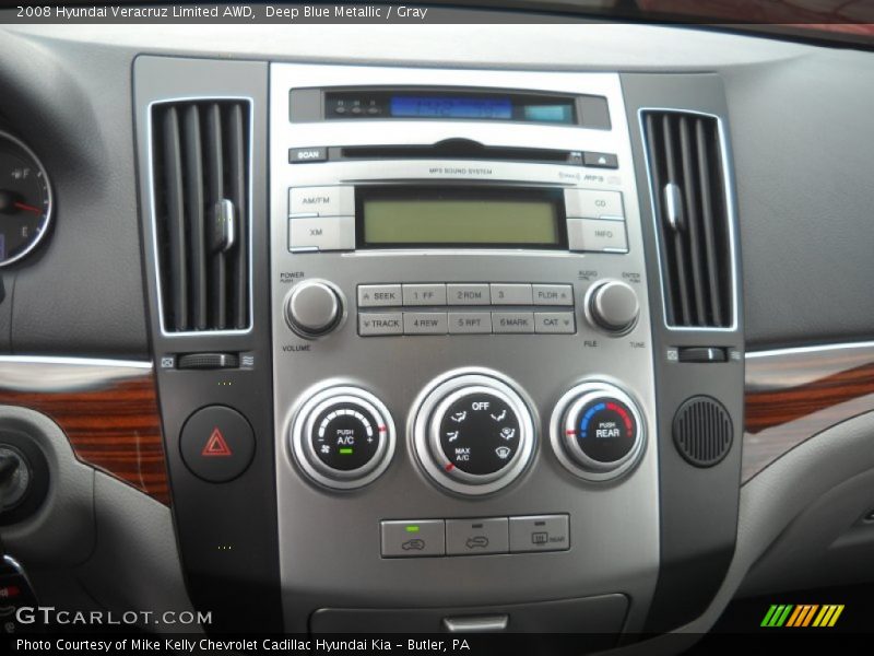 Deep Blue Metallic / Gray 2008 Hyundai Veracruz Limited AWD