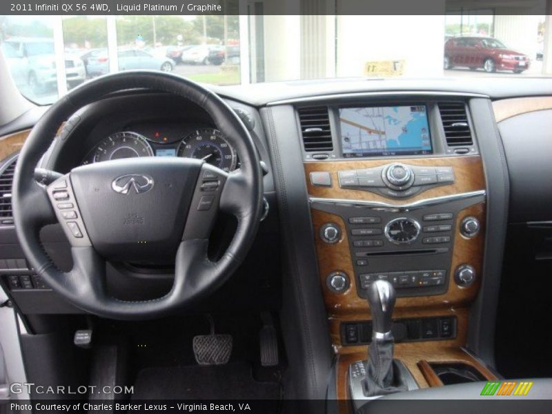 Liquid Platinum / Graphite 2011 Infiniti QX 56 4WD