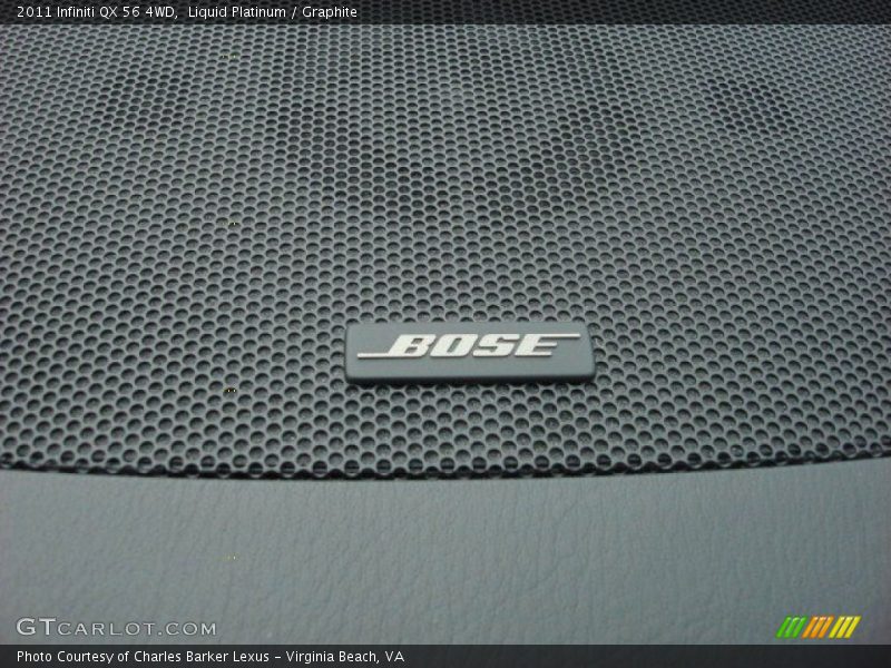 Liquid Platinum / Graphite 2011 Infiniti QX 56 4WD