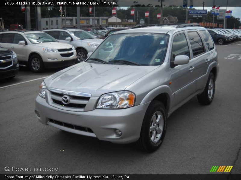 Platinum Metallic / Dark Flint Gray 2005 Mazda Tribute s 4WD