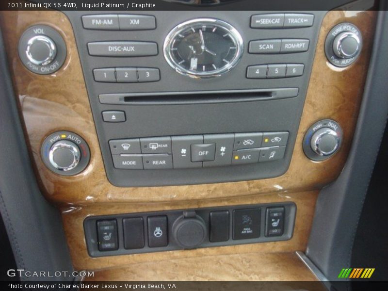 Liquid Platinum / Graphite 2011 Infiniti QX 56 4WD