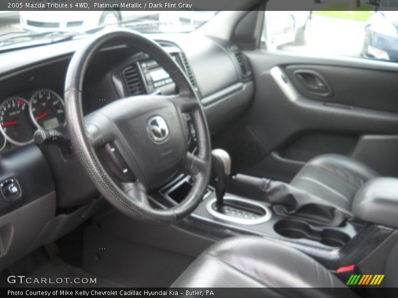 Platinum Metallic / Dark Flint Gray 2005 Mazda Tribute s 4WD