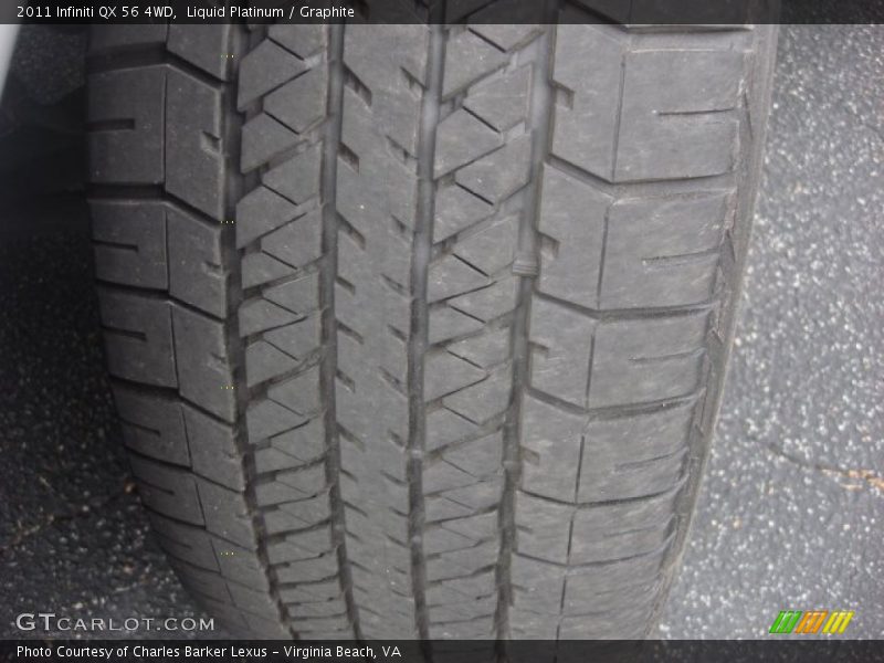 Liquid Platinum / Graphite 2011 Infiniti QX 56 4WD
