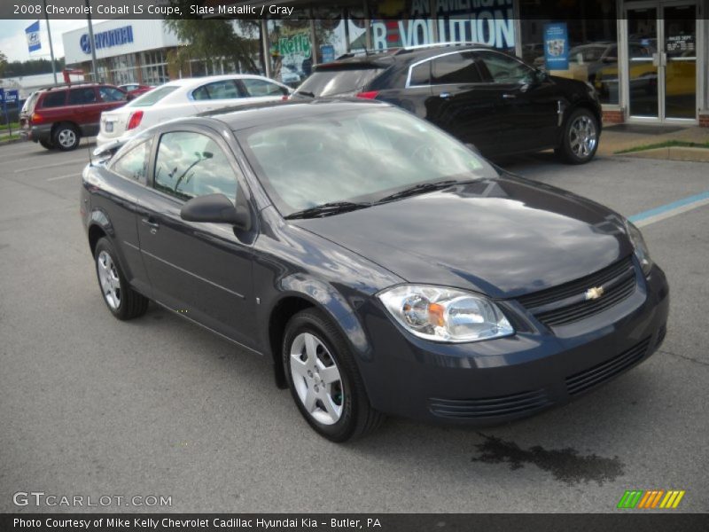 Slate Metallic / Gray 2008 Chevrolet Cobalt LS Coupe