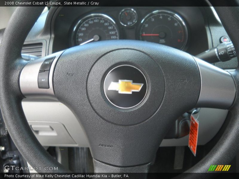 Slate Metallic / Gray 2008 Chevrolet Cobalt LS Coupe