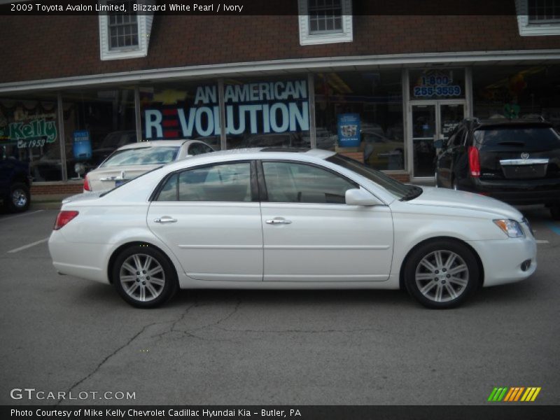 Blizzard White Pearl / Ivory 2009 Toyota Avalon Limited