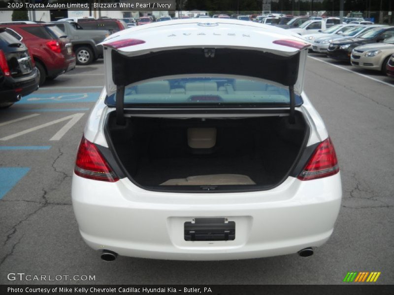Blizzard White Pearl / Ivory 2009 Toyota Avalon Limited