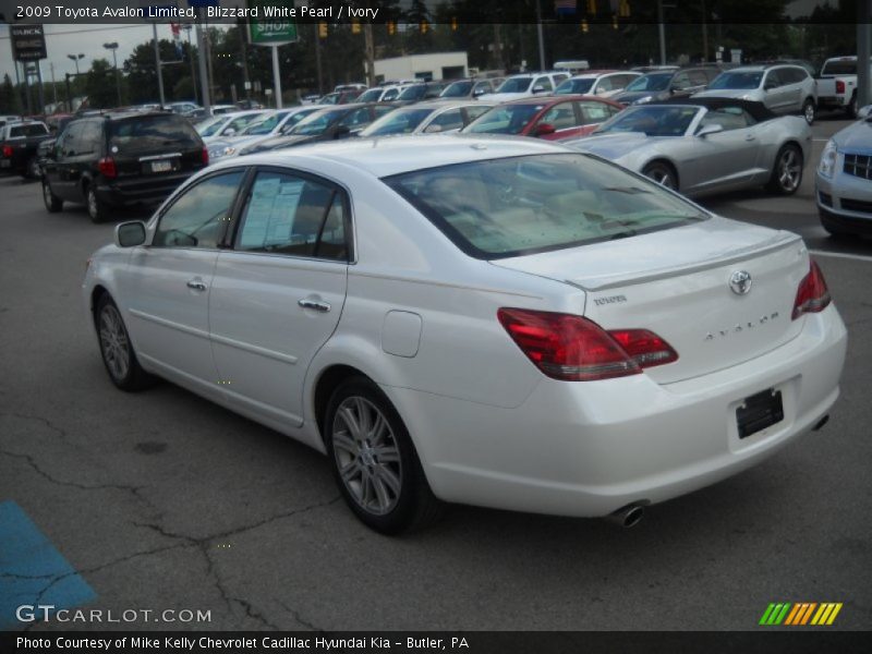 Blizzard White Pearl / Ivory 2009 Toyota Avalon Limited