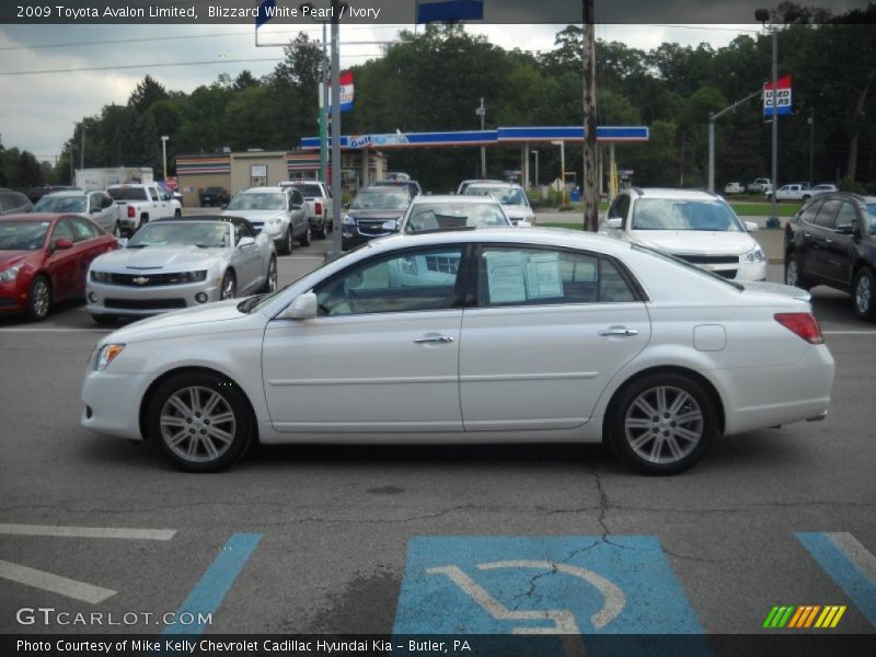 Blizzard White Pearl / Ivory 2009 Toyota Avalon Limited