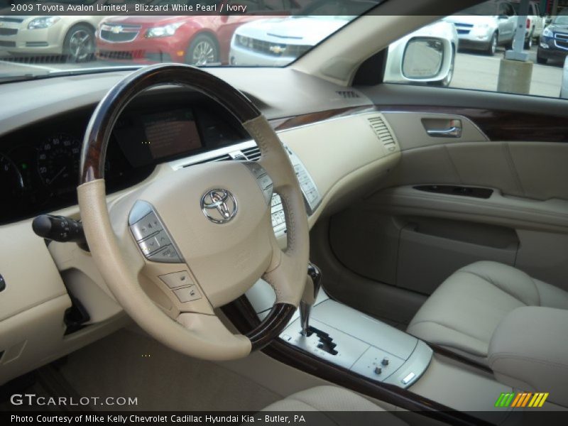 Blizzard White Pearl / Ivory 2009 Toyota Avalon Limited