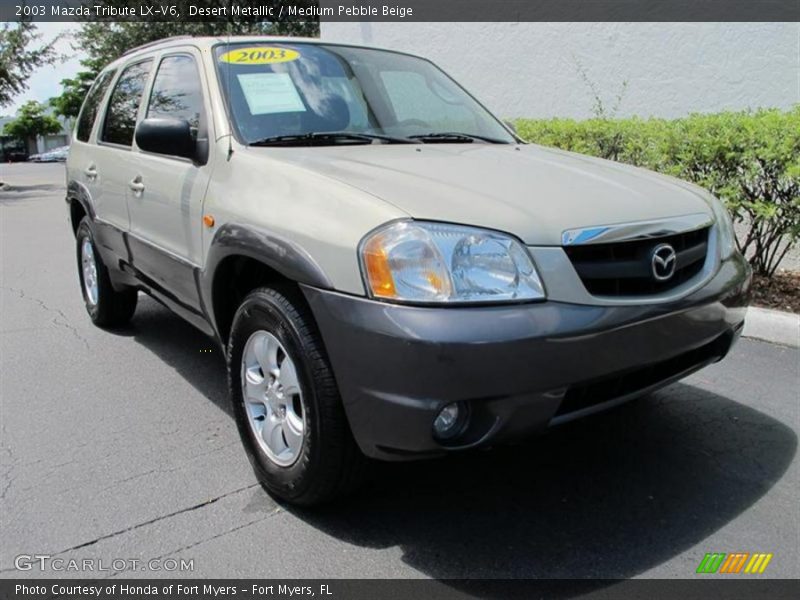 Desert Metallic / Medium Pebble Beige 2003 Mazda Tribute LX-V6
