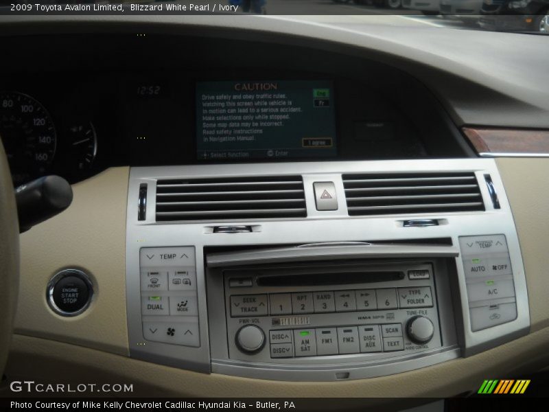 Blizzard White Pearl / Ivory 2009 Toyota Avalon Limited
