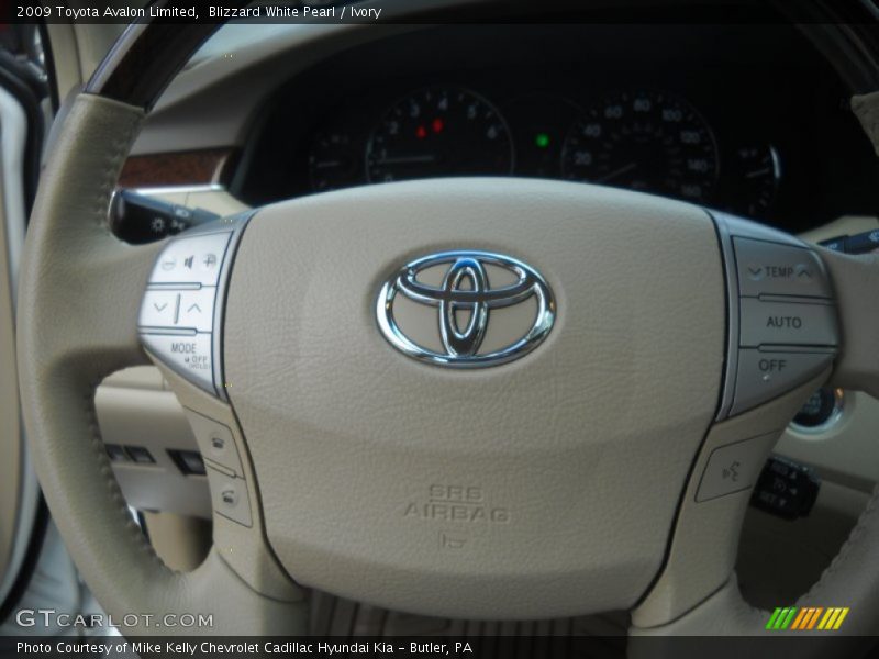 Blizzard White Pearl / Ivory 2009 Toyota Avalon Limited